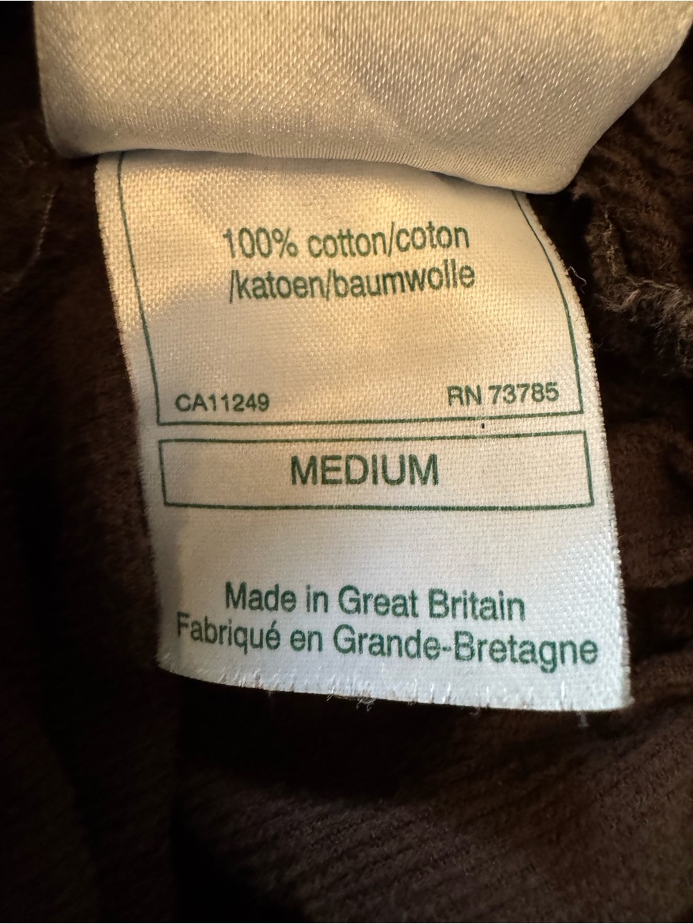 Vintage Laura Ashley brown corduroy tiered maxi skirt Made in Britain Medium - Picture 5 of 9